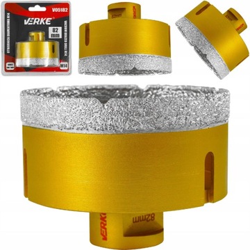 WIERTŁO DIAMENTOWE 82MM KORONKA OTWORNICA M14 GRES