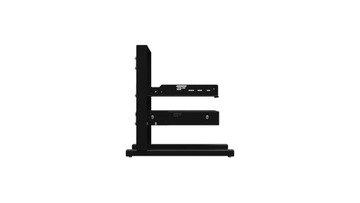 Подставка RACK 19 дюймов 2U, черная подставка Stalflex Rack