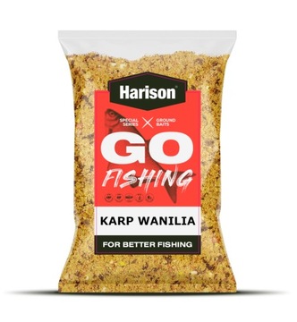 Zanęta wędkarska GO-Fishing na ryby leszcz amur karp WANILIA 10kg