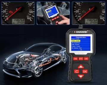 ИНТЕРФЕЙС ДИАГНОСТИЧЕСКОГО СКАНЕРА OBD2 ТЕСТЕР Польский
