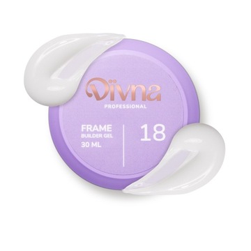 DIVNA Frame Builder Gel 18 30 ml żel budujący kolorowy do paznokci