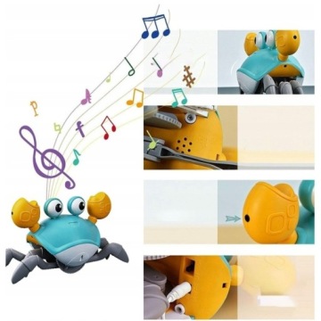 ЭЛЕКТРОННАЯ ОБРАЗОВАТЕЛЬНАЯ ИГРУШКА КРЮГИНГ-КРАБ