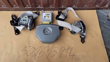 ПОДУШКИ ПРИБОРНОЙ ПАНЕЛИ КОНСОЛИ КОМПЛЕКТ ПОДУШЕК БЕЗОПАСНОСТИ MERCEDES ML164