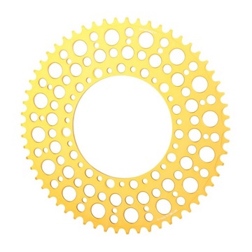 Łańcuch rowerowy Deluxe Rower składany Mountain Road Stop aluminium 130BCD Złoto 58T