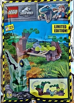 LEGO Jurassic World 122217 zestaw KRYJÓWKA RAPTORA