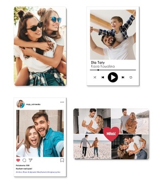 Благодарность гостям на причастие, крещение, годовалый Магнит с фото УЗОРЫ