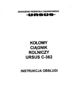 Instrukcja Obsługi Ursus C-362