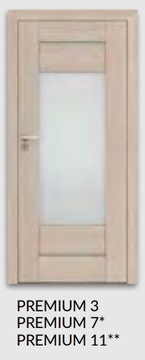 DRE PREMIUM 3 двери с фальцем. КОСТЬ. РЕГ. 160-180