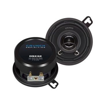 Crunch DSX32 Głośniki Coaxialne Dwudrożne 87mm 50W RMS!