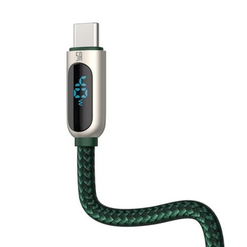 Кабель Baseus Display USB-C с дисплеем, 5 А, 1 шт.