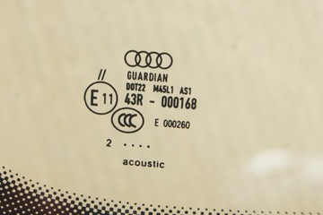 GD AUDI A6 4G0 SZYBA CZOŁOWA ORYGINALNA 4G0845099