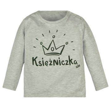 BLUZKA KSIĘŻNICZKA 104 długi rękaw dla dziewczynki
