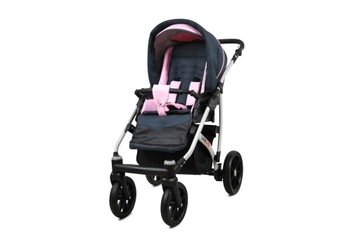 ДЕТСКАЯ КОЛЯСКА LARGO 4в1 АЛЮМИНИЙ + БАЗА ISOFIX