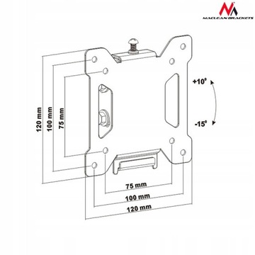 РУЧКА-ВЕШАЛКА для ЖК-СВЕТОДИОДНОГО МОНИТОРА BYDGOSZCZ