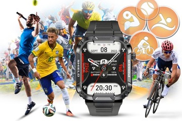 SMARTWATCH MĘSKI ZEGAREK GRAVITY +GRAWER ROZMOWY POLSKIE MENU 400mAh SPORT