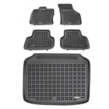 Gumová sada koberců a rohožek Audi A3 III 8V 2012-2020 Hatchback s kolem pro