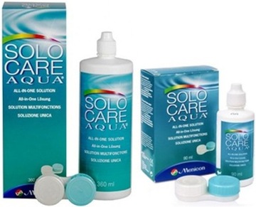 PŁYN DO SOCZEWEK SOLO CARE AQUA 360ml +90ml GRATIS