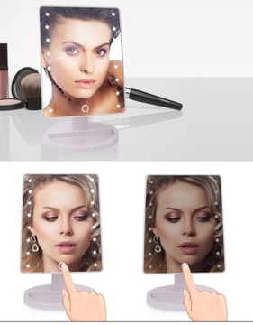 КОСМЕТИЧЕСКОЕ ЗЕРКАЛО СО СВЕТОДИОДНОЙ ПОДСВЕТКОЙ ДЛЯ МАКИЯЖА MAKEUP
