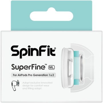 SpinFit SuperFine - do AirPods Pro 1&2 Gen - r. ML