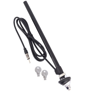 ТЕЛЕСКОПИЧЕСКАЯ АНТЕННА, ХРОМ, КАБЕЛЬ 80 СМ