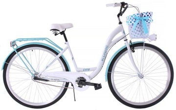 ROWER MIEJSKI 28 damski DAMKA 3Bieg KOZBIKE21 KOSZ