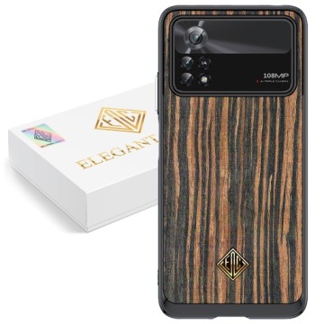 Pouzdro Pro Xiaomi Poco X4 Pro 5G Kryt Luxusní Přírodní Dřevo Originální