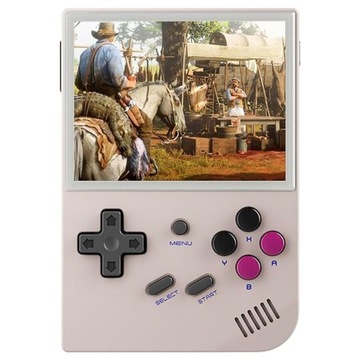 ИГРОВАЯ КОНСОЛЬ EMU ANBERNIC RG35XX+ 2024 64 ГБ + 128 ГБ HDMI 3M КОМПЛЕКТ