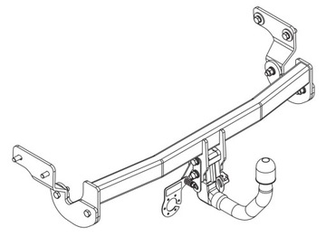 NOVÝ ODEPÍNACÍ ZAŘÍZENÍ(HÁK) TÁŽNÝ DO HYUNDAI I40 SEDAN 4 DRZ. 04.2015- AUTO-HAK