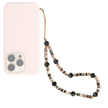 PRAKTYCZNY UCHWYT - SMYCZ DO TELEFONU - CZARNY Z ODCIENIAMI BRĄZU - 27 cm