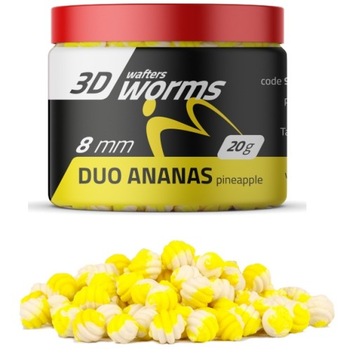 MatchPRO TOP WORMS WAFTERS DUO АНАНАСОВАЯ ПРИМАНКА 8мм 20г
