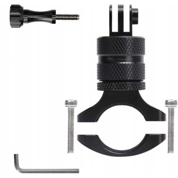 КРЕПЛЕНИЕ НА ВЕЛОСИПЕДНЫЙ РУЛЬ МОТОРА 360° ДЛЯ КАМЕРЫ DJI GOPRO АЛЮМИНИЙ