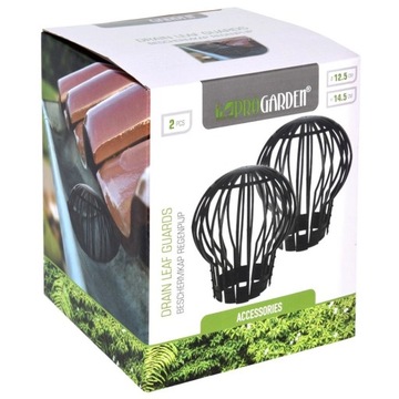 Желобовой фильтр из черного пластика, 2 шт.