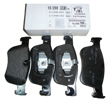 KLOCKI HAMULCOWE CITROEN C4 II PRZÓD 1609898380 OE