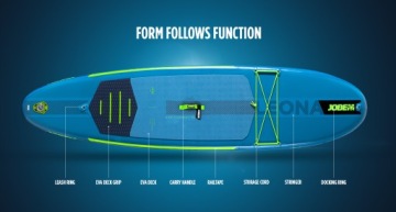JOBE LEONA 10.6 SUP доска 320 см ПОЛНЫЙ КОМПЛЕКТ Сумка для гребного насоса