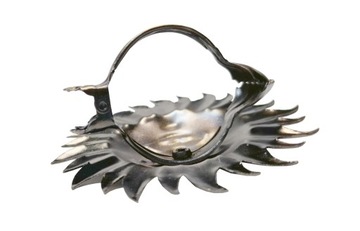 Крепление для штор и гардин, солнцезащитный зажим, пряжка, ЦВЕТ: МАТОВОЕ СЕРЕБРЯНОЕ