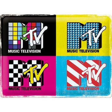 Tablica szyld MTV MUSIC TV LOGO plakat 30x40