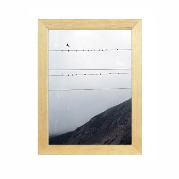 Foto-Ramka z drewna 15x23 SOSNA natura
