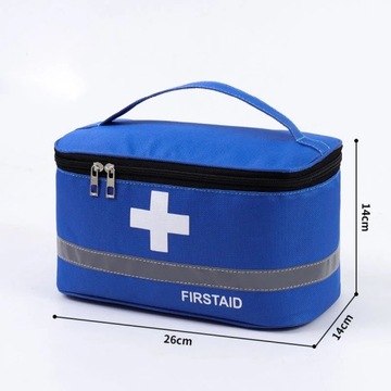 Portable First Aid Kit Bag Large Capacity Medicine Organizer Box Storage