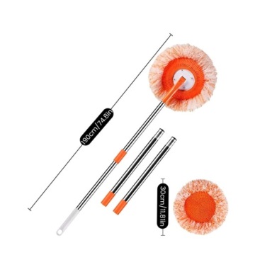 НАБОР ПОВОРОТНОЙ ШВАБРЫ 4В1 CLEAN TWIST ERGO+ 4 ПОКРЫТИЯ ИЗ МИКРОФИБРЫ