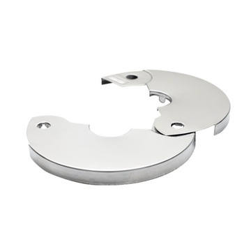 ROZETA FI 25 MM DZIELONA PŁASKA NIERDZEWNA