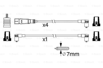 BOSCH PŘÍVODY ZAPALOVACÍ VW POLO 6N1 1.0 1.4 1.6