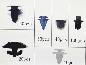 АВТОМОБИЛЬНЫЕ ЗАЖИМЫ OPEL НАБОР 300 ШТ.