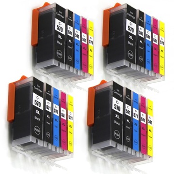 20x TUSZ DO CANON PIXMA MG5700 MG5750 MG5751 MG6850 MG7750 MG7752 /PGI 570