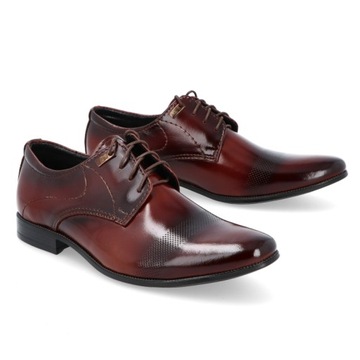 МУЖСКАЯ ТОРЖЕСТВЕННАЯ ОБУВЬ КОЖАНАЯ 040 КОРИЧНЕВЫЙ R 43