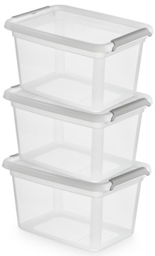 3 контейнера для пищевых продуктов, набор контейнеров 2 л.
