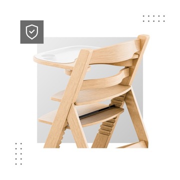 Стульчик для кормления 4в1 TULANO Morsel 40 Natural на срок до 12 лет