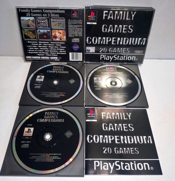 Gra Family Games Compendium 20w1 PSX PŁYTY DB+/-BDB