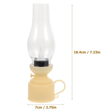 WINTAGE LED LAMPA NAFTOWA ELEKTRONICZNA LAMPA OLEJOWA