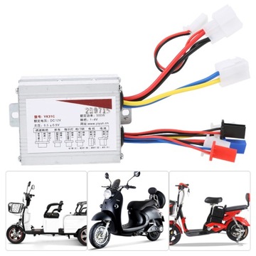 Контроллер щеточного двигателя 12 В, 500 Вт, корпус из алюминиевого сплава