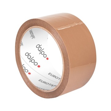 Taśma pakowa Dalpo brązowa cicha szer. 48 mm dł. 54,86 m 1 szt.